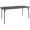 Image de Table de jardin rectangulaire noire 220 cm Week-End - Petite Friture