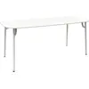 Image de Table de jardin rectangulaire blanche 220 cm Week-End - Petite Friture