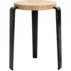 Image de Tabouret en chêne noir graphite Lou - TIPTOE