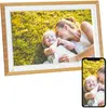 Image de AGFAPHOTO Photoframe 10'' Wifi and Touch Screen (FRAMEO) couleur Bois