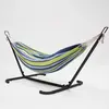Image de Hamac sur pied 2,6 m avec toile en polyester bleu et vert COPACABANA