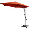 Image de Parasol terracotta droit rond 294 x 294 m ALCUDIA