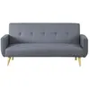 Image de Canapé scandinave convertible 3 places gris MALMO