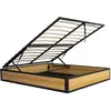 Image de Lit coffre industriel 140 x 190 cm JERSEY