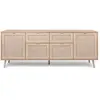 Image de Buffet avec tiroirs et placards effeffet cannage TIVAT