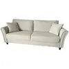 Image de Canapé 4 places en tissu beige LUCERNE