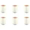 Image de Mug OXYGEN 30cl - 6 pièces - Rose poudre