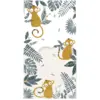 Image de Tapis pour enfant en polypropylène miel 120x170 cm Monkey Paradise - Nattiot