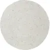 Image de Tapis rond en laine naturel 110 cm Neethu - Nattiot