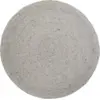 Image de Tapis rond en laine gris 110 cm Neethu - Nattiot