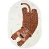 Image de Tapis pour enfant en polypropylène motif léopard sienna 120x170 cm Kleo - Nattiot