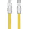 Image de YELLO KOKO Câble Renforcé USB C / USB C Modèle Biggy 1m Connecteur Réversible Jaune