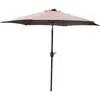 Image de Parasol marron rond 2,5 x 2,5 m COME