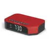 Image de SC310R Radio réveil FM rouge écran LCD blanc