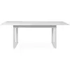 Image de Table à manger industrielle extensible 10 personnes blanche KOTOR