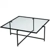 Image de Table basse design noire en verre LIMP
