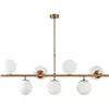 Image de Suspension dorée 7 lampes VICTOIRE