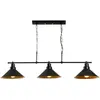 Image de Suspension industreille noire 3 ampoules ERIKA