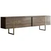 Image de Meuble TV bois et or avec rangement 180 cm BEARN