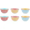 Image de Bol PATTERN Ø12cm - 6 pièces - Color