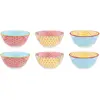 Image de Bol PATTERN Ø15cm - 6 pièces - Color