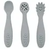 Image de Set de 3 cuillères d'apprentissage pour bébé en silicone