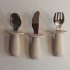 Image de Set de 3 couverts en inox enfant avec colerette de protection