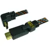 Image de Heden Câble HDMI 1.4 - 2M - plat tissé - plaqué OR