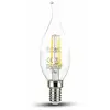 Image de V-Tac Ampoule flamme à filament LED - 4 W - blanc chaud