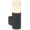 Image de V-TAC applique murale ronde alu noir GU10 IP54 VT7616