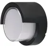 Image de Applique extérieure V-TAC 12W IP65 noire ronde 3000K