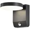 Image de Applique ext. LED V-TAC 17W détecteur IP65 4000K noire