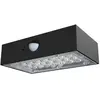 Image de Applique solaire murale V-TAC noire 3W 350lm détecteur mouvement