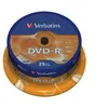 Image de Verbatim - 25 x DVD-R - 4.7 Go 16x - argent mat - spindle