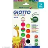 Image de Pâte à modeler Patplume Giotto - Assortiment néon - 8 x 33 gr