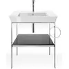Image de Duravit, Robinetterie de salle de bains, EH-WT-MI WHITE TULIP M sans vidage à tirette chrome