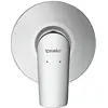 Image de Duravit, Robinetterie de salle de bains, Set de finition No 1 pour mitigeur de douche encastré chromé