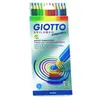 Image de Giotto - Crayons De Couleur Hexagonal Vernis Dans La Couleur De La Mine - Etui De 12