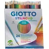 Image de Giotto, Écriture + dessin, Boîte à suspendre de 24 crayons de couleur Stilnovo ACQUARELL (24x)