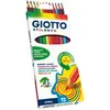 Image de 10x Giotto, Écriture + dessin, Crayons de couleur Stilnovo Boîte en carton Multicolore, 12 pièces (12x)