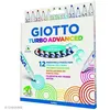 Image de 12 Feutres couleurs GIOTTO Turbo advanced - Lavables