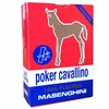 Image de Masenghini CAVALLINO - Jeu de 55 cartes 100% plastique - Format Poker XL - 4 index standards