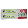 Image de Fluocaril junior dentifrice gel fruit rouge 6-12 ans 75mlx2