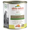 Image de 6x280g poulet / saumon Almo Nature Classic - Nourriture pour Chat