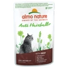 Image de 6x70g Anti Hairball boeuf Almo Nature Holistic - Pâtée pour chat
