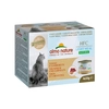Image de 4x50g Natural Light thon, crevettes Almo Nature HFC - Pâtée pour chat