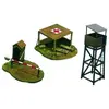 Image de Italeri Accessoires (Fountain, command post et