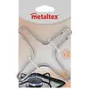 Image de Metaltex Cuisinière à gaz, Poêle + casserole : accessoires, Argent