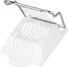 Image de Metaltex Coupe-oeufs 18 cm, Râpe, Argent, Blanc