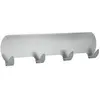 Image de Metaltex, Porte-serviettes + crochets pour serviettes, Barre à crochets Barette avec 4 crochets Inox 294520010